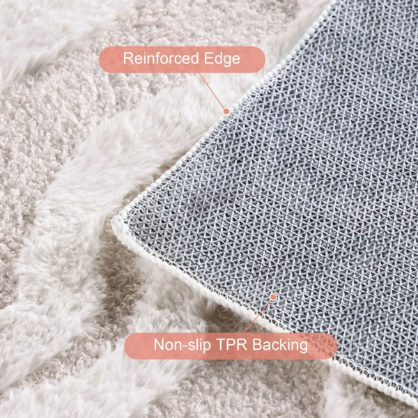 Nefoso Shag Area Rug, 8ft x 10ft - Image 3
