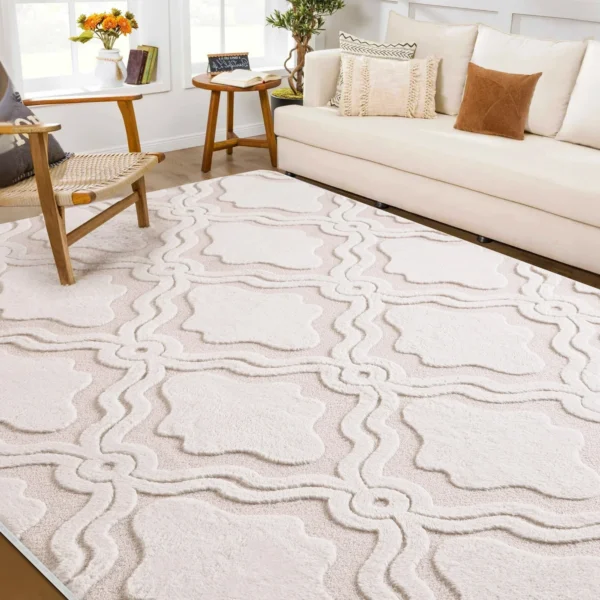 Nefoso Shag Area Rug, 8ft x 10ft