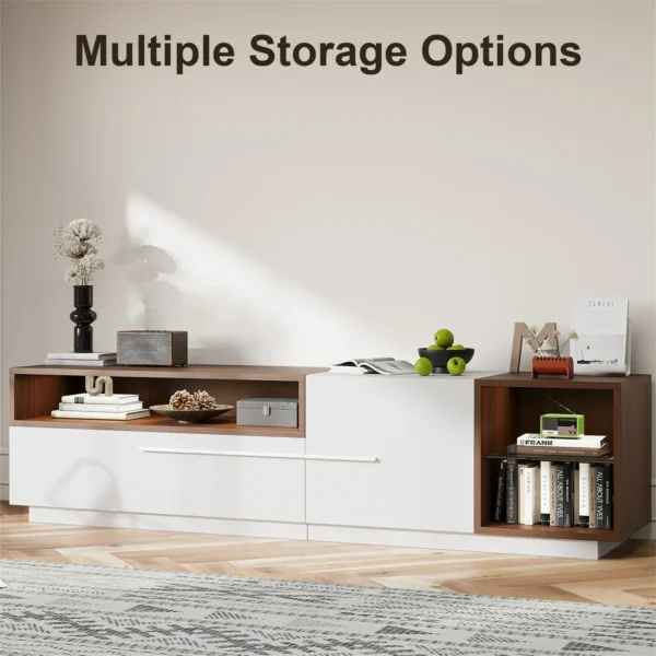 Yeahumalia Modern LED TV Stand for 65-80-inch TVs - Image 3