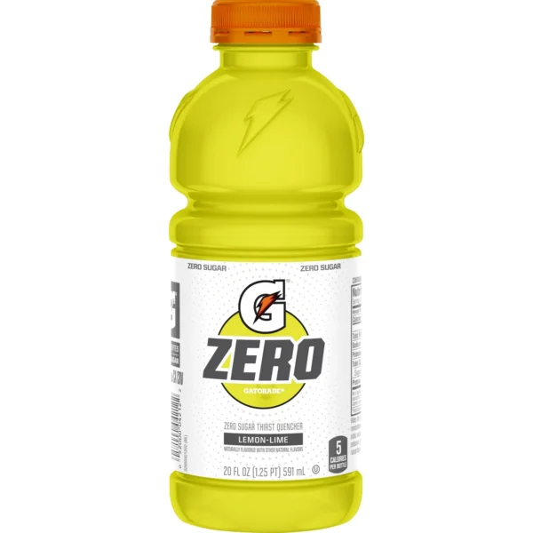 Gatorade Zero Sugar Thirst Quencher Lemon Lime Sports Drinks - Image 2