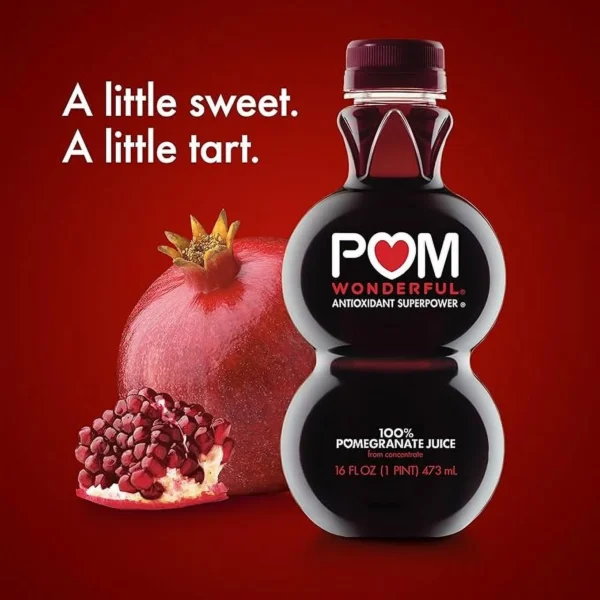 POM Wonderful 100% Pomegranate Juice, 16 fl oz - Image 3