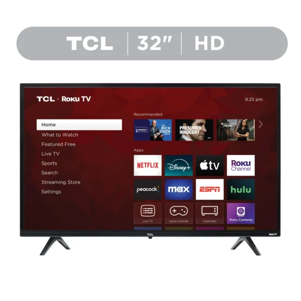 TCL 32” Class S3 - 720p HD LED Smart TV with Roku TV
